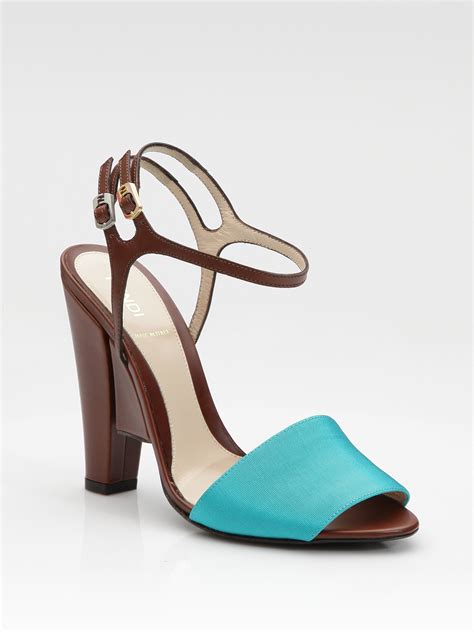 fendi color block sandals|Women's Fendi Designer Sandals .